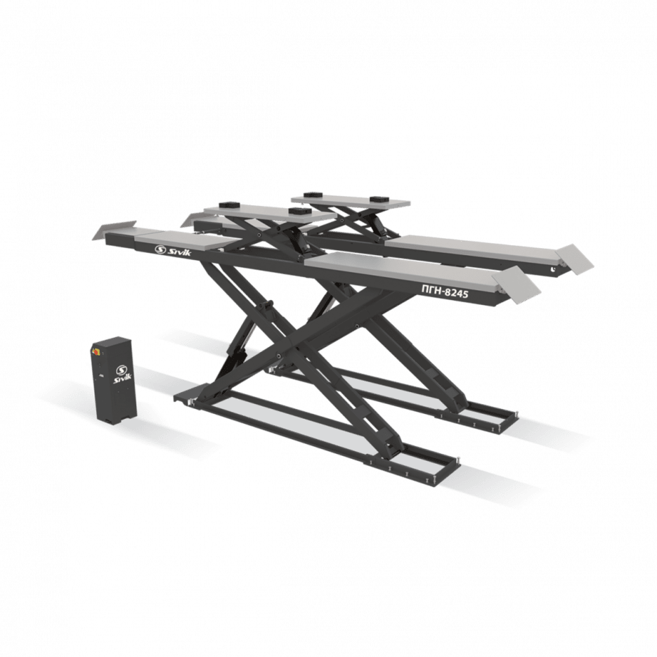 Ножничный электрогидравлический подъемник ПГН-8245, г/п 4,5 т (Серый RAL7016)